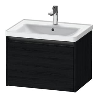 Duravit Waschtischunterschrank Ketho.2 63,4x45,5cm, Ei sw, 1 Ausz., wandhängend