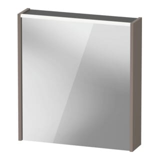 Duravit LED-Spiegel D-Code 2.0 m SD T E 65x70x5cm, Lichtf ob, re, basalt matt