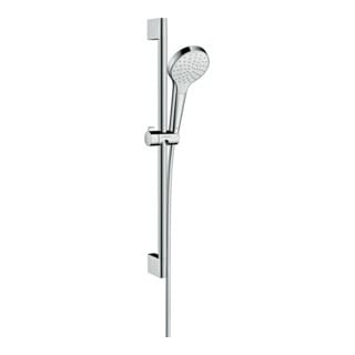hansgrohe Brause-Set Croma Select S 669mm Brausestange, 1jet, weiß/chrom