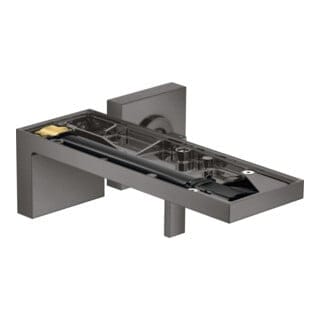 hansgrohe Fertigset Axor MyEdition UP-Waschtisch-Einhebelmischer, A 221mm, o Pl., brush. bla vc