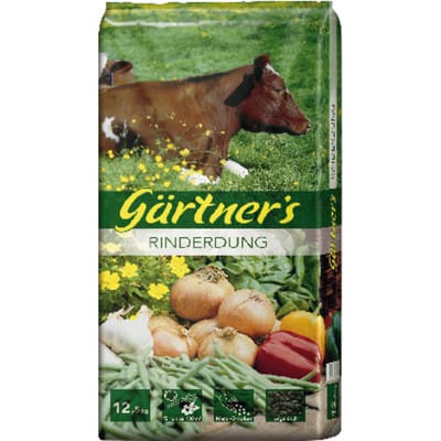 Rinderdung, gekörnt, 12,5 kg