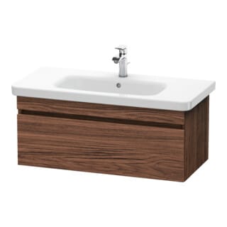 Duravit Waschtischunterschrank DuraStyle 93x44,8cm, Nussb dkl., 1 Ausz., wandhängend