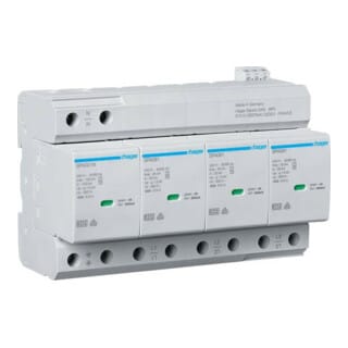 Hager Kombiableiter T1+T2 4P Uc350V Iimp SPA801