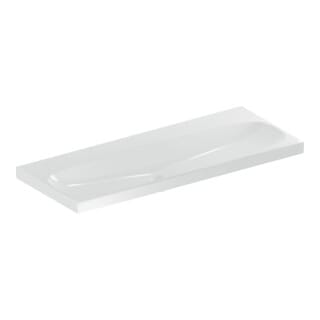Geberit Waschtisch Acanto 120x48,2cm, o. ÜL/HL, weiß KeraTect