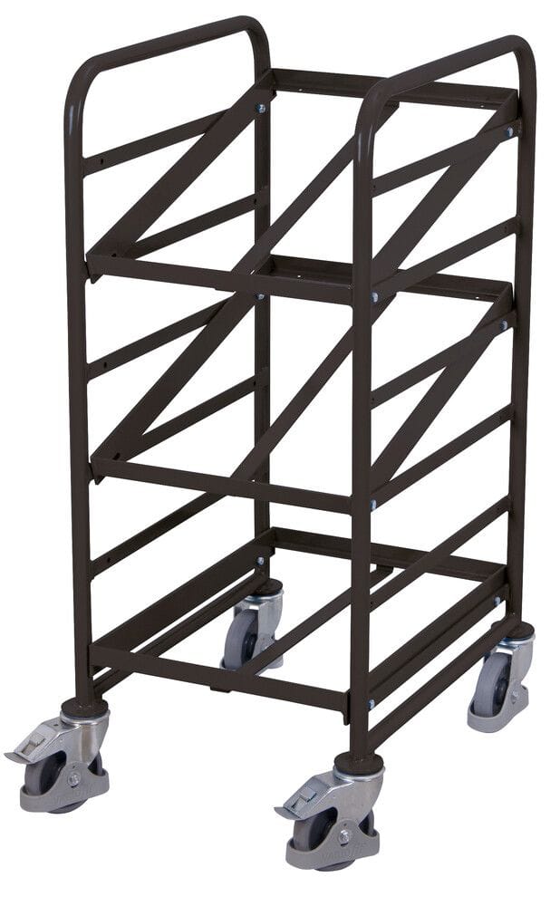 VarioFit Eurokastenwagen RAL 7016 Stahlrohr 3 Etagen neigbar