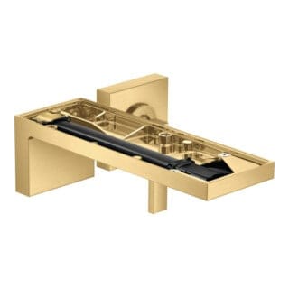hansgrohe Fertigset Axor MyEdition UP-Waschtisch-Einhebelmischer, A 221mm, o Pl, brush. gol opt