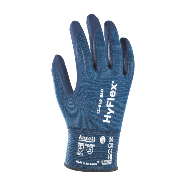 ANSELL Handschuh-Paar HyFlex 11-819 ESD, Handschuhgröße: 8