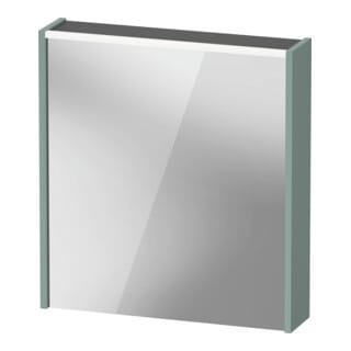 Duravit LED-Spiegel D-Code 2.0 m SD T E 65x70x5cm, Lichtf ob, re, fjordgrün matt