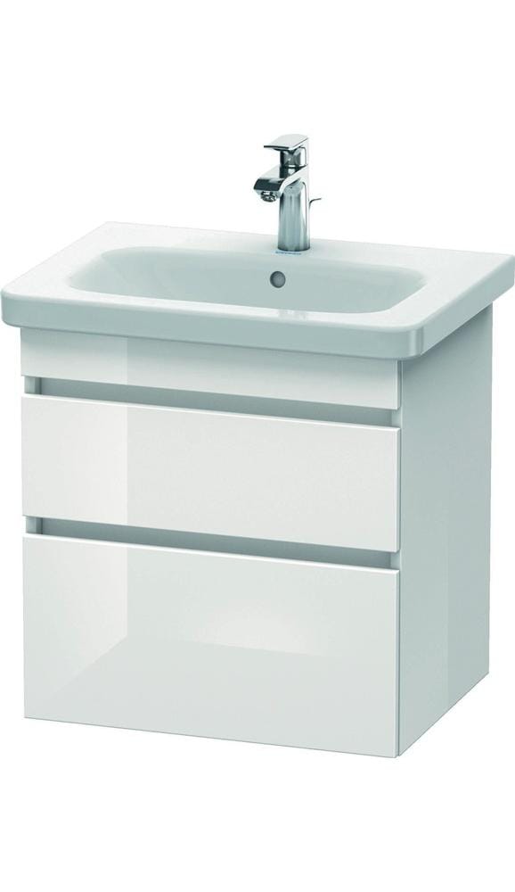 Duravit Waschtischunterschrank DuraStyle 58x44,8cm, gra m/we ma, 2 SchKa., wandhängend