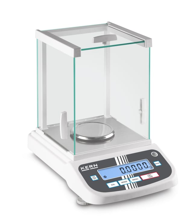 Kern Analysenwaage ADB 100-4, Wägebereich 120 g, Ablesbarkeit 0,1 mg