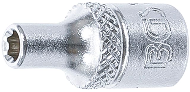 BGS Steckschlüssel-Einsatz Sechskant Antrieb Innenvierkant 6,3 mm (1/4") SW 3,5 mm