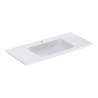 Geberit Möbelwaschtisch One 105x48cm, Hahnl. mit., o. ÜL, we. K-Tect