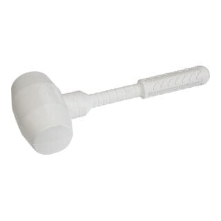 Roll Gummihammer weiß 1000g