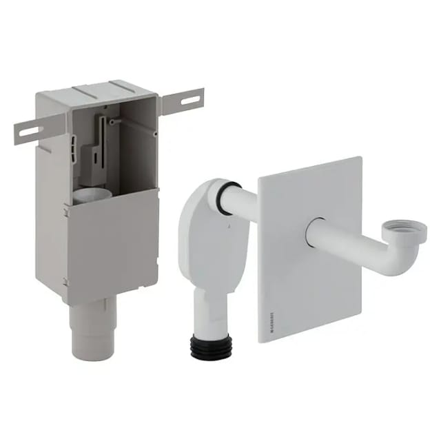 Geberit UP-Geruchsverschluss d 50/56mm, WEK u FBS, hor, Kunststoff, we