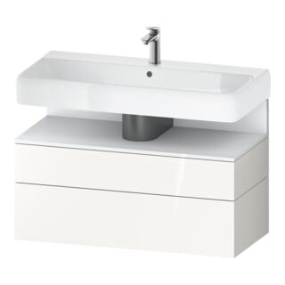 Duravit Waschtischunterschrank Qatego 99x47x59cm, w m/we g, 1 Kast, 1 Ausz.