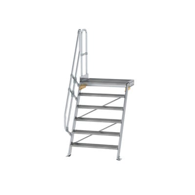 MUNK Aluminium-Treppe Plattform 60° 6 Stufen