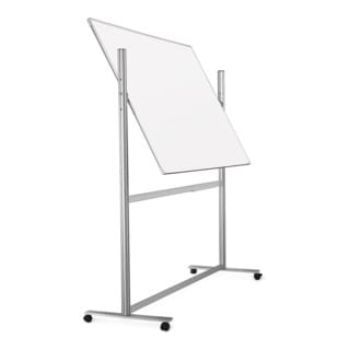 Magnetoplan ferroscript-Schreibtafel mobil, doppelseitig, drehbar, 1500 x 1000 mm