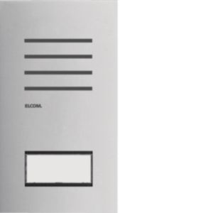 Elcom Türstation-Audio 1/1 2D Edelstahl ONE REQ001Y