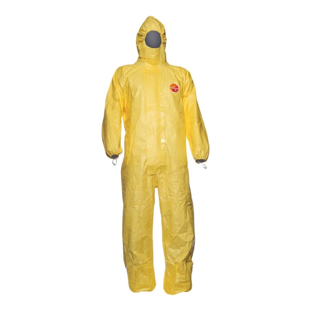 Dupont Schutzoverall Typ 3/4/5/6 Tychem 2000 C, gelb, Unisex-Größe: S