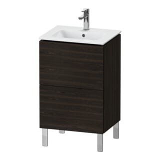 Duravit Waschtischunterschrank L-Cube 52x42,1x70,4cm, 2 AZ, steh., Nussb geb.
