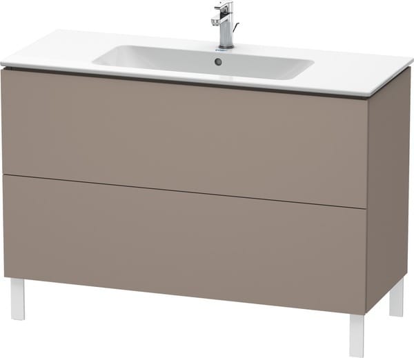 Duravit Waschtischunterschrank L-Cube 122x48,1cm, bas. ma, 2 Auszüge, stehend