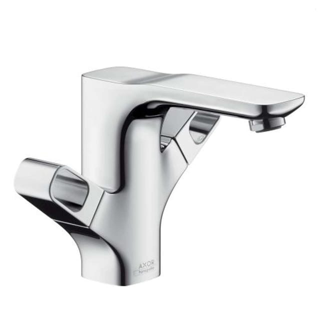 hansgrohe Zwei-Griff-Waschtischarmatur 120 Axor Urquiola Ausl. 139mm, m Zugst.Abl.Gar., chrom