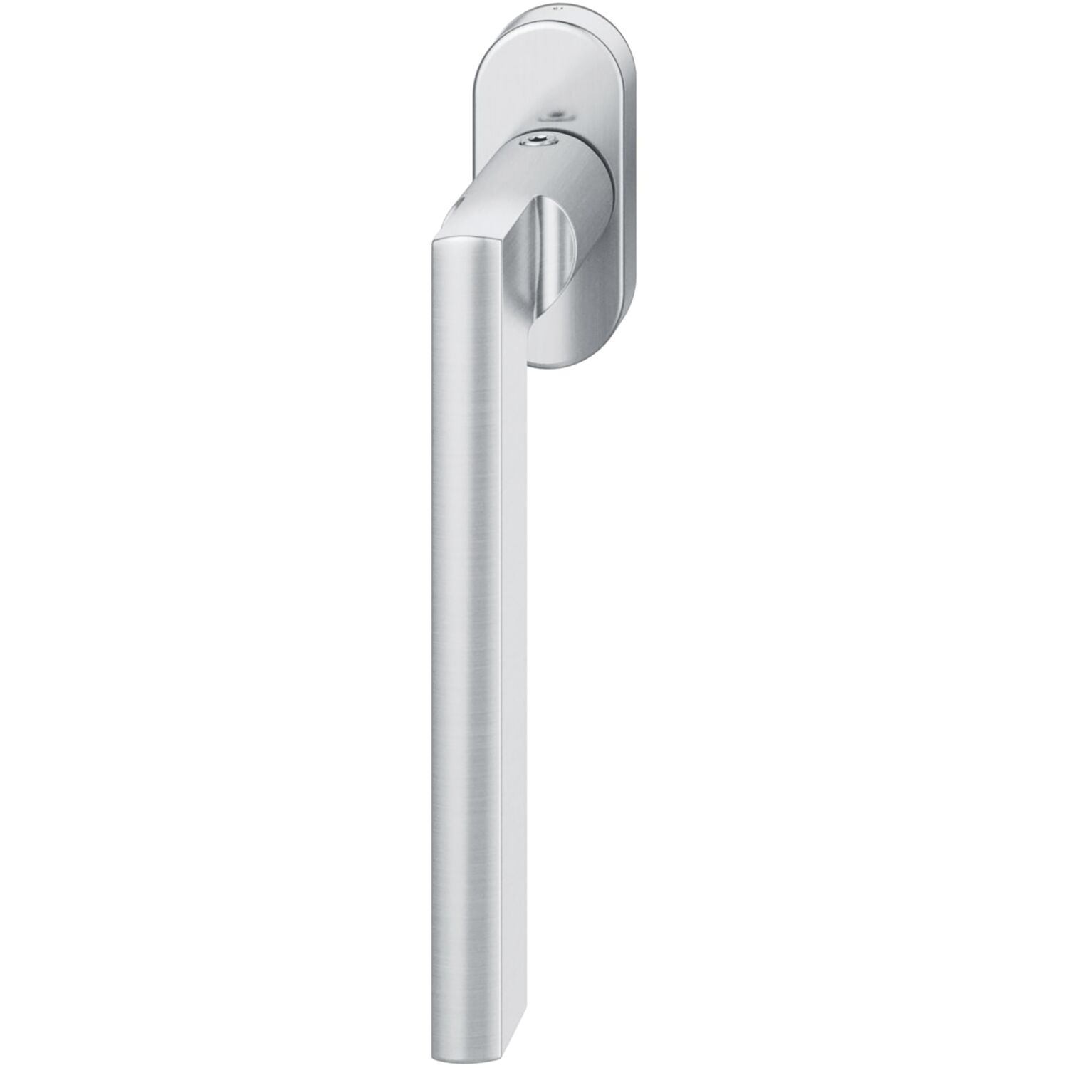 Fsb Fenstergriff 34 1035 Ovale Rosette 27 X 62, Edelstahl Matt