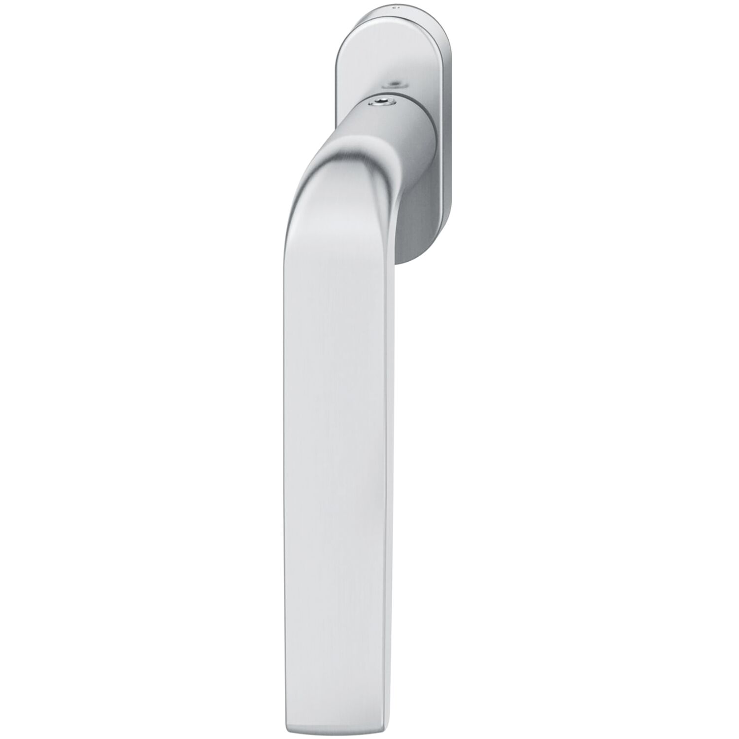 Fsb Fenstergriff 34 1267 Ovale Rosette 27 X 62, Edelstahl Matt