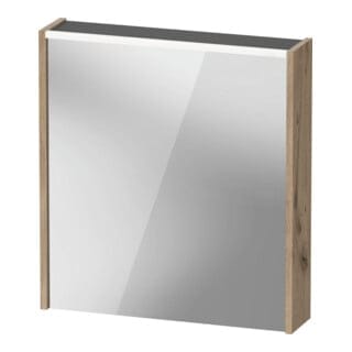 Duravit LED-Spiegel D-Code 2.0 m SD T J 65x70x5cm, Lichtf ob, li, eiche marmorie