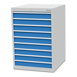 Bedrunka+Hirth Schubladenschrank T736 R 24-24 mit 9 Schubladen