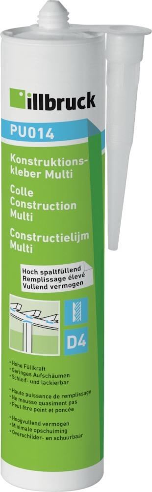 Illbruck Konstruktionskleber Multi PU014 beige EN 204: D4 330g Kartusche