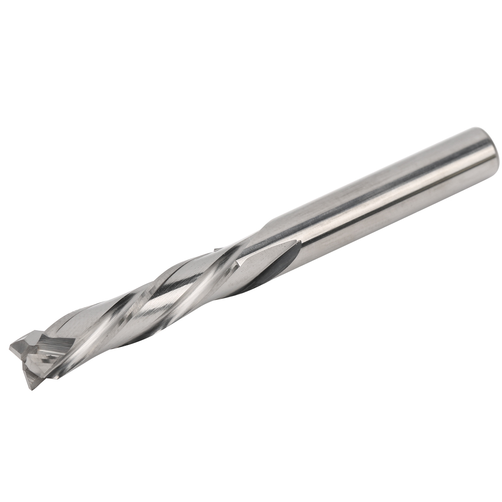 Fräser 3-schneidig, Wolframstahl, Aluminium, Rundgriff, Cnc-werkzeug, 6x6x25x60mm