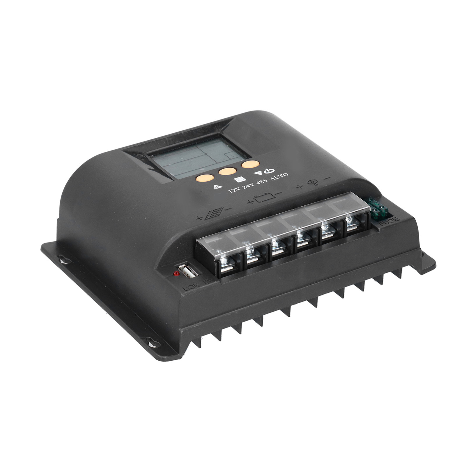 Contrôleur Solaire Avec Écran Lcd Et Port Usb Pour Recharger Les Téléphones Portables (60 A) - Usage Industriel