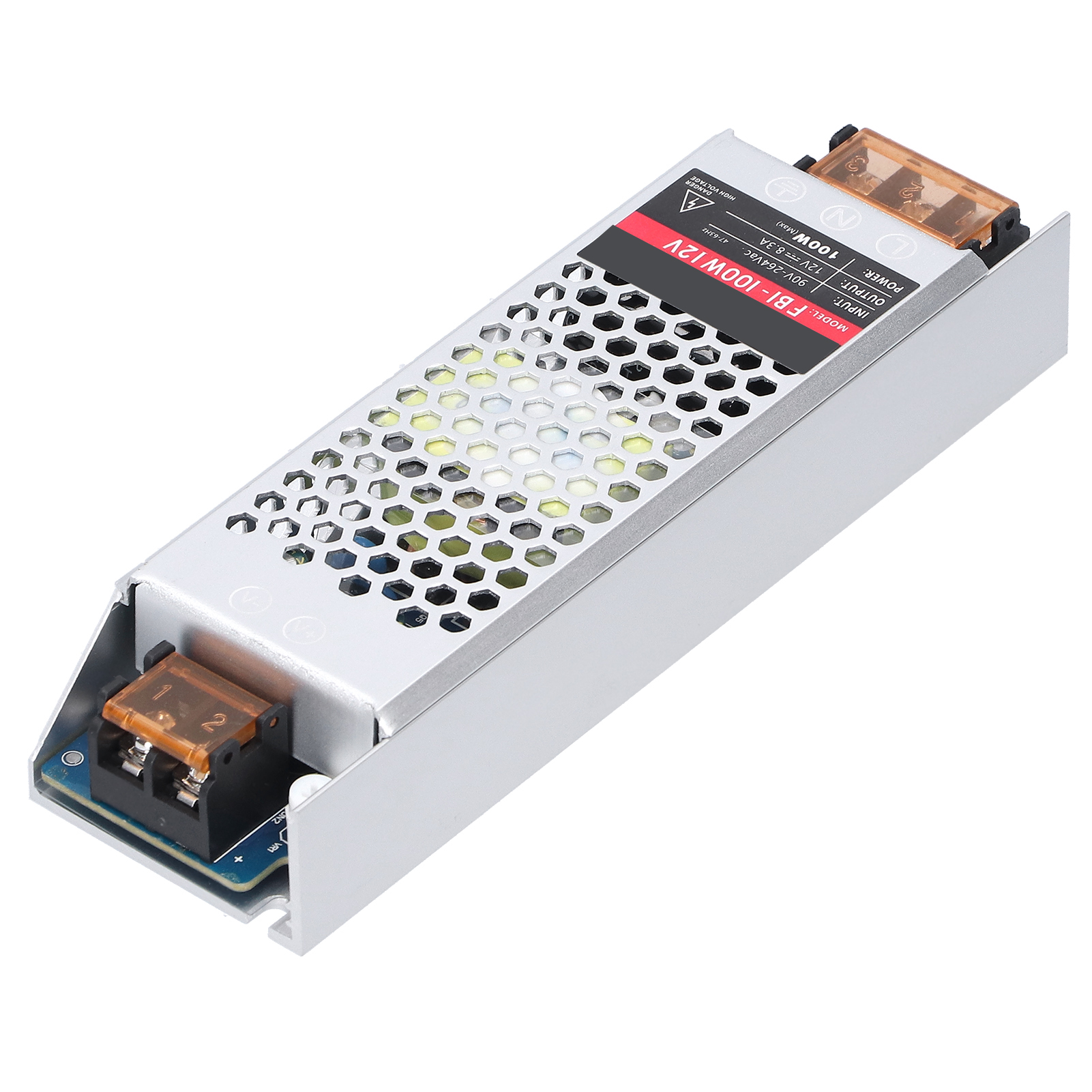 Alimentation À Découpage Led 100 W Pour Éclairage Intérieur (bande Longue), Série Fbi, Ac90-264vdc12v