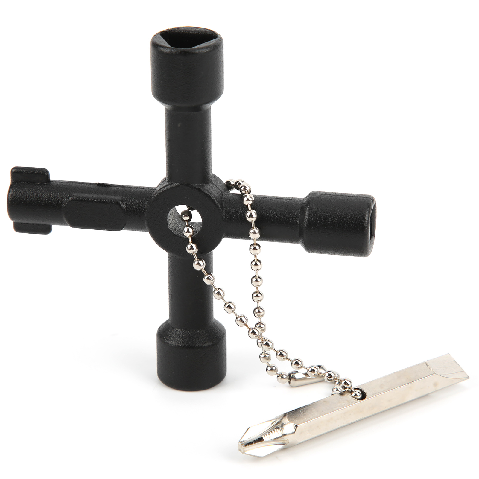 Clé Multifonction En Croix Universelle Pour Ascenseur, Boîtier Électrique, Compteur D'Eau, Outil De Plomberie