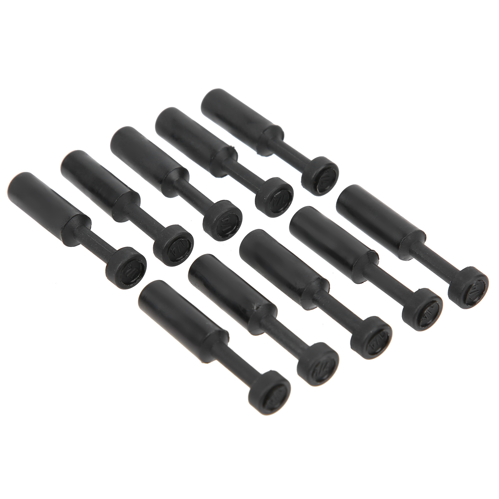 Lot De 100 Connecteurs Pneumatiques Composites Pour Tuyaux De 1/4 Po, Accessoires De Bouchons D'Extrémité