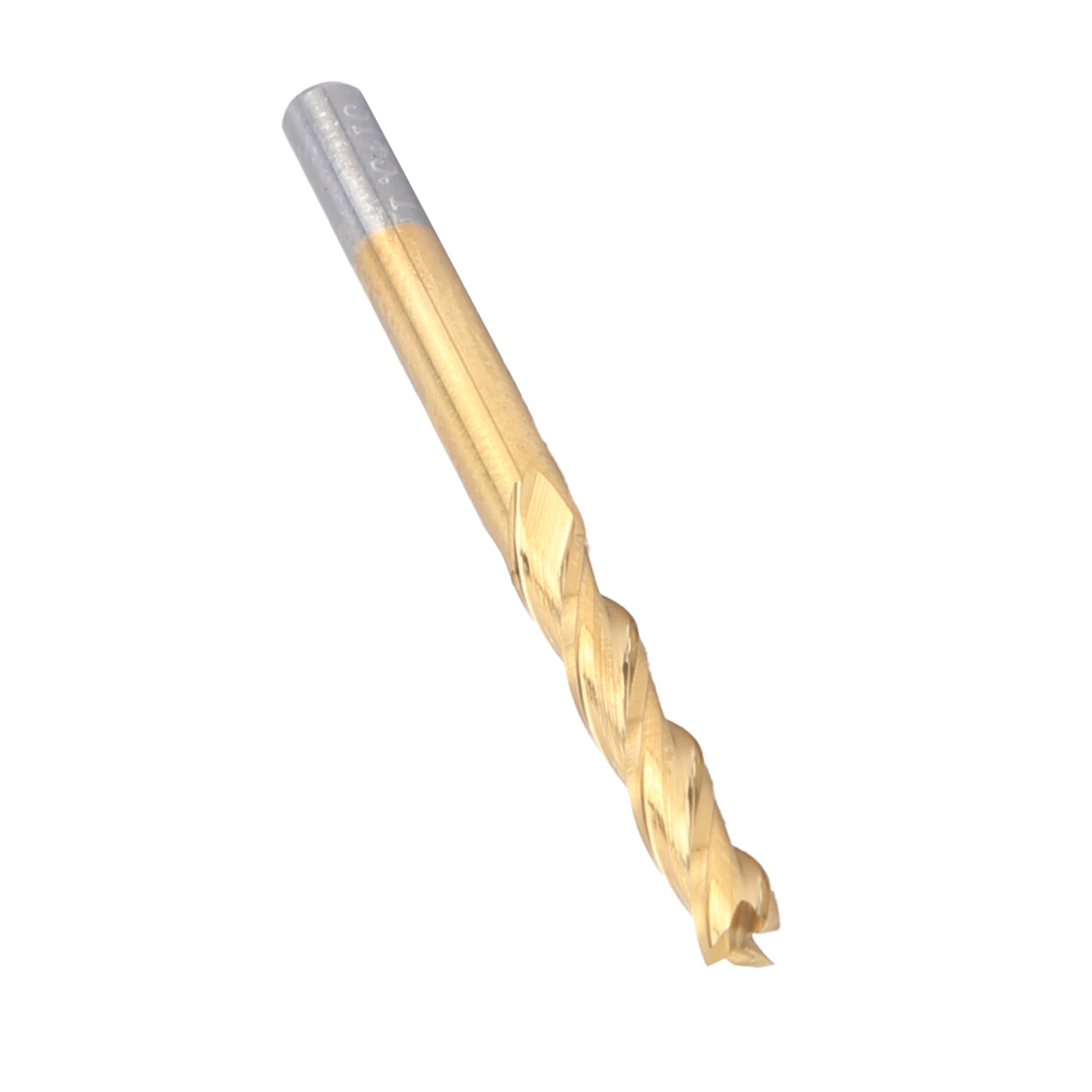 Fraise À 3 Dents En Acier Au Tungstène Pour Titanisation, Outil De Coupe À Queue Cylindrique 3,175 X 3,175 X 17 X 40