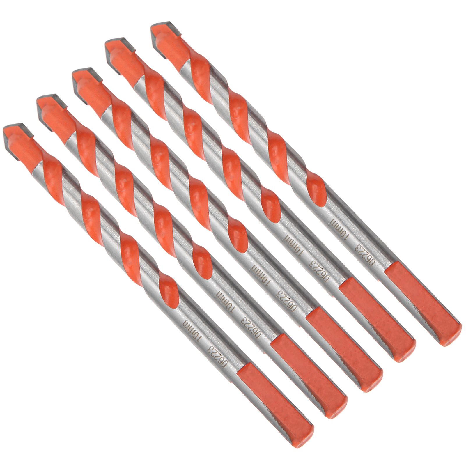 Lot De 5 Forets Multifonctionnels En Carbure Avec Poignée Triangulaire Pour Perçage Et Outils De Quincaillerie