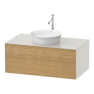 Duravit Waschtischunterschrank White Tulip 100x55cm, E N m/n w m, 1 AZ, 1 Pl, wandhängend