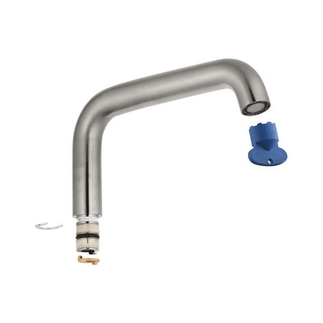 Grohe Rohrauslauf 13375 für Essence Einhand-Waschtischbatterie XL-size supersteel