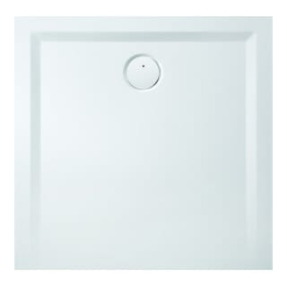 Hoesch Mineralguss-Duschwanne Muna S 90x90x3cm, schiefergr, Soliq., o. AR