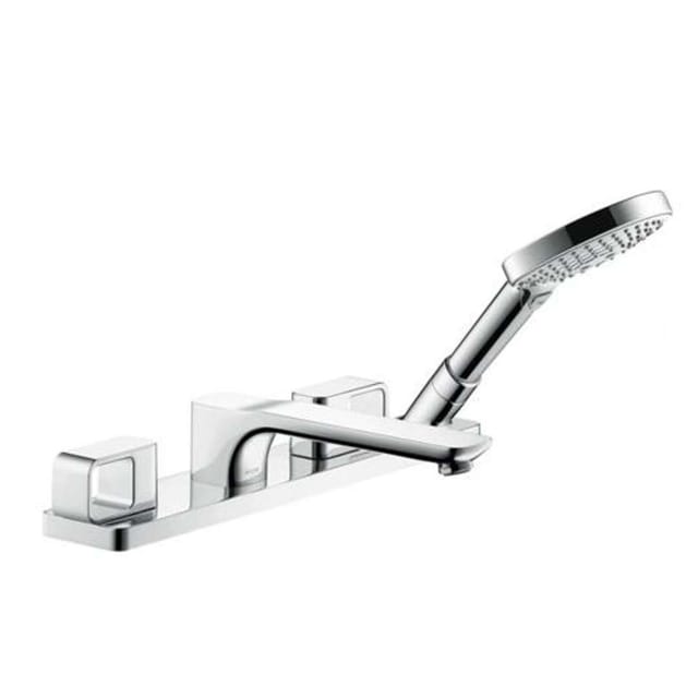 hansgrohe Fertigmontageset Axor Urquiola 4-L-BW-Rand-Arm., Ausladung 198mm, chrom