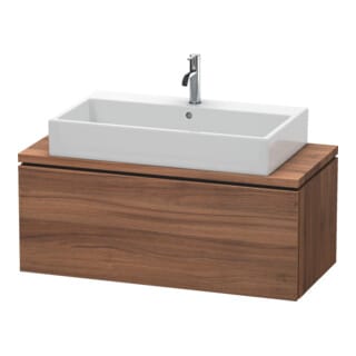 Duravit Waschtischunterschrank Compact L-Cube 102x47,7cm, Nussb Nat, f Kons, 1 Auszug