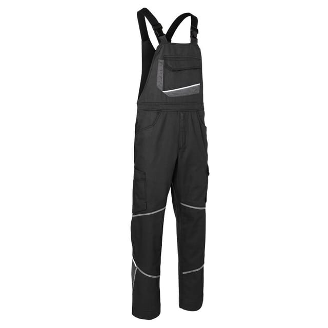Kübler Latzhose ICONIQ schwarz/anthrazit Form 3140 Größe 29