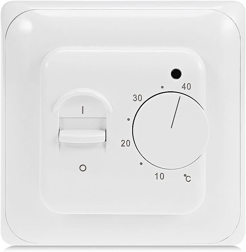 Manueller Raumthermostat Für Elektrische Fußbodenheizung Mit Sensor, 220 V Ac, 16 A, Mechanischer Temperaturregler Für Fußbodenheizung.