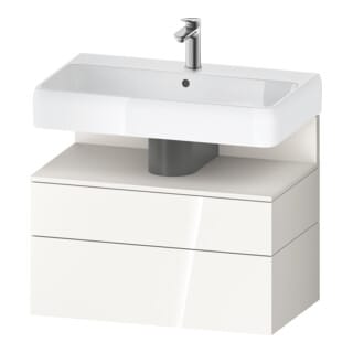 Duravit Waschtischunterschrank Qatego 79x47x59cm, w m/we g, 1 Kast, 1 Ausz.