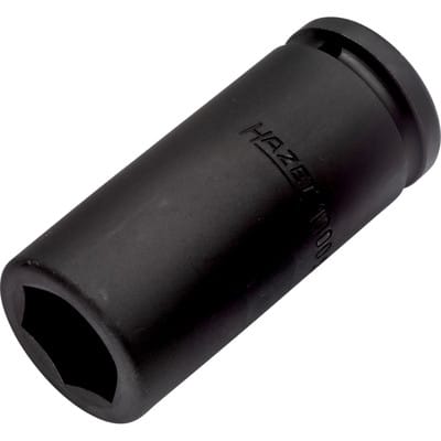 HAZET Kraft-Steckschlüssel-Einsatz (6-Kant) 1000SLG-27 s: 27 mm Vierkant hohl 20 mm (3/4")