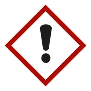 Gefahrstoffsymbol Ausrufezeichen, Typ: 03026