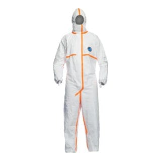 Dupont Schutzoverall Typ 3/4/5/6 Tyvek 800J, weiß, Unisex-Größe: S