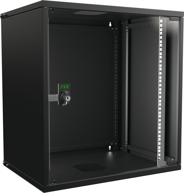Enoc Wandschrank SNP 12HE sw 19"550x400x582mm W3 12-4-S-SNP